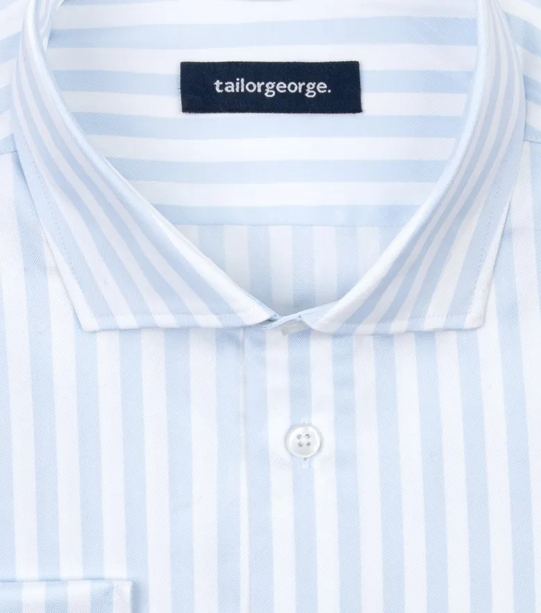 Camicia bianca in popeline facile da stirare