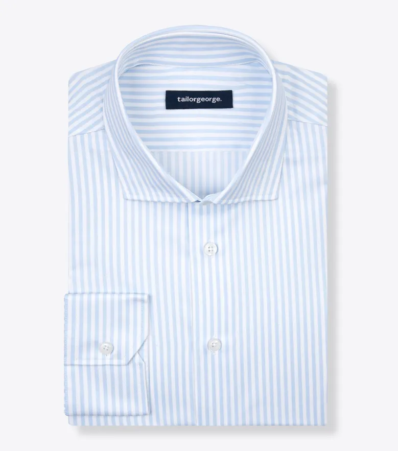 Camicia bianca in popeline facile da stirare