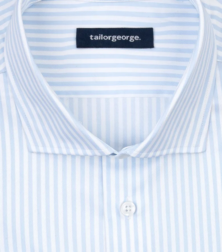 Camicia bianca in popeline facile da stirare