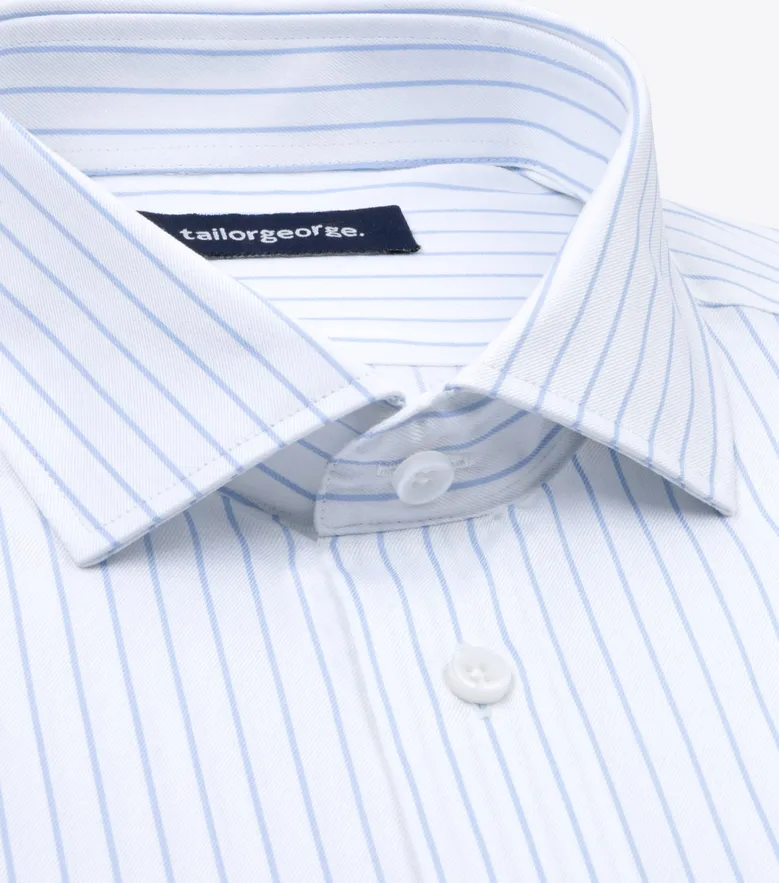 Camicia bianca in popeline facile da stirare