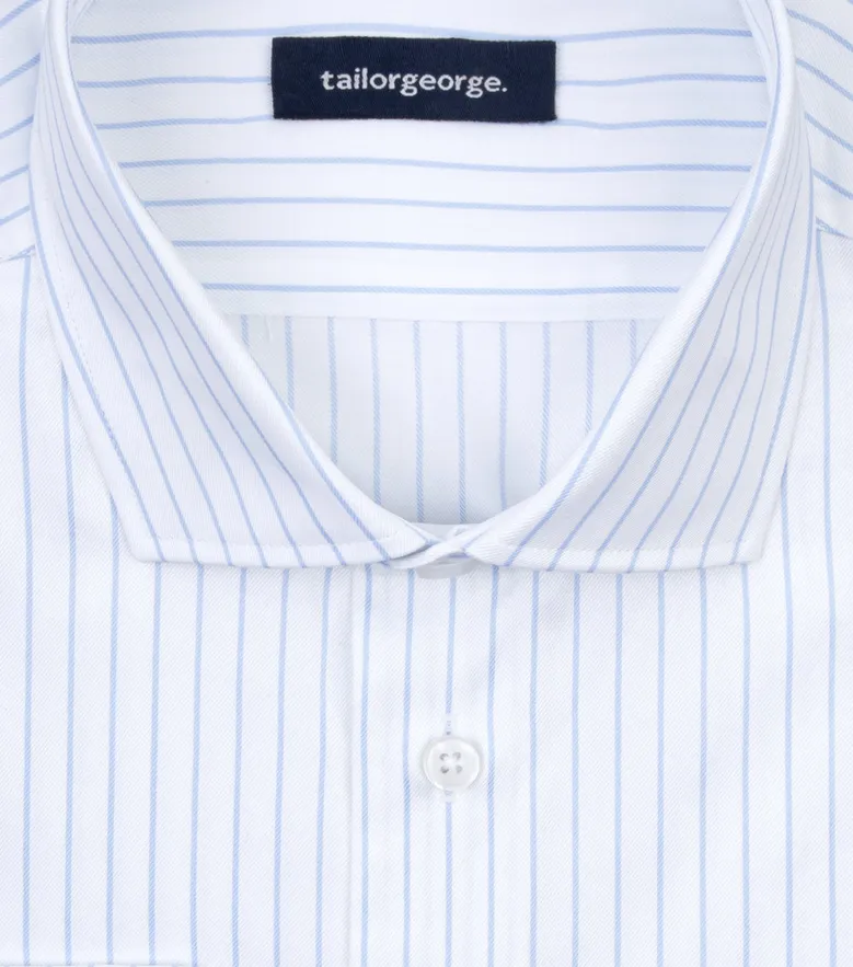 Camicia bianca in popeline facile da stirare