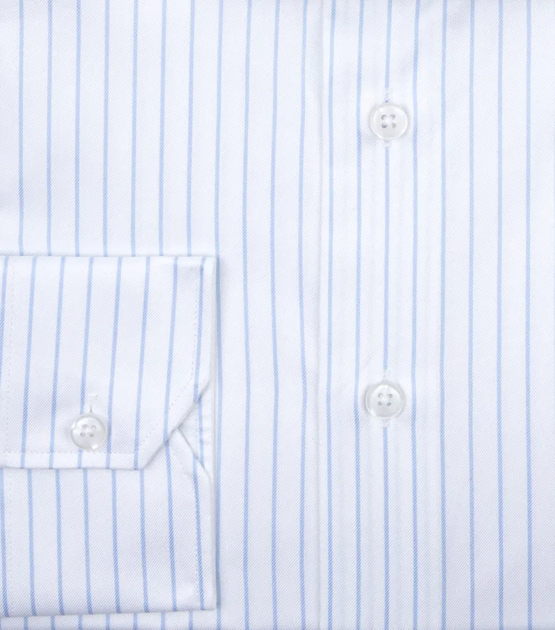 Camicia bianca in popeline facile da stirare
