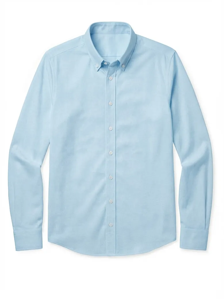 Camicia bianca in popeline facile da stirare