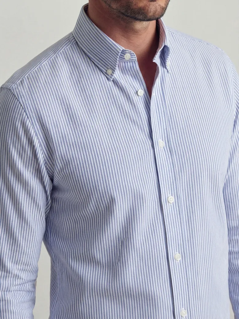 Camicia bianca in popeline facile da stirare