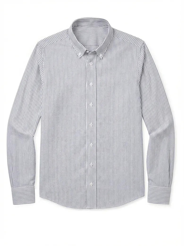 Camicia bianca in popeline facile da stirare