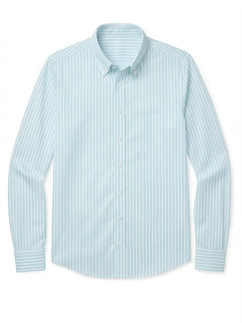 Camicia bianca in popeline facile da stirare