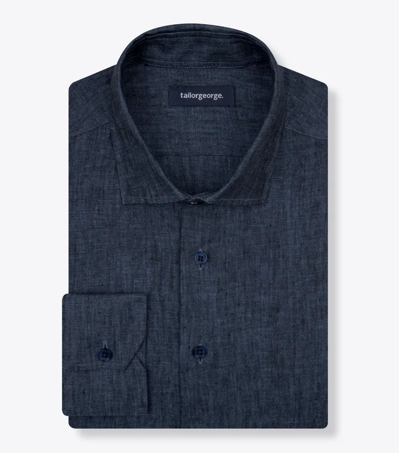Camicia bianca in popeline facile da stirare