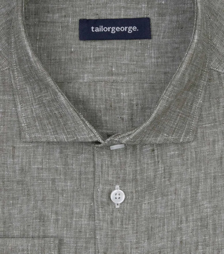 Camicia bianca in popeline facile da stirare