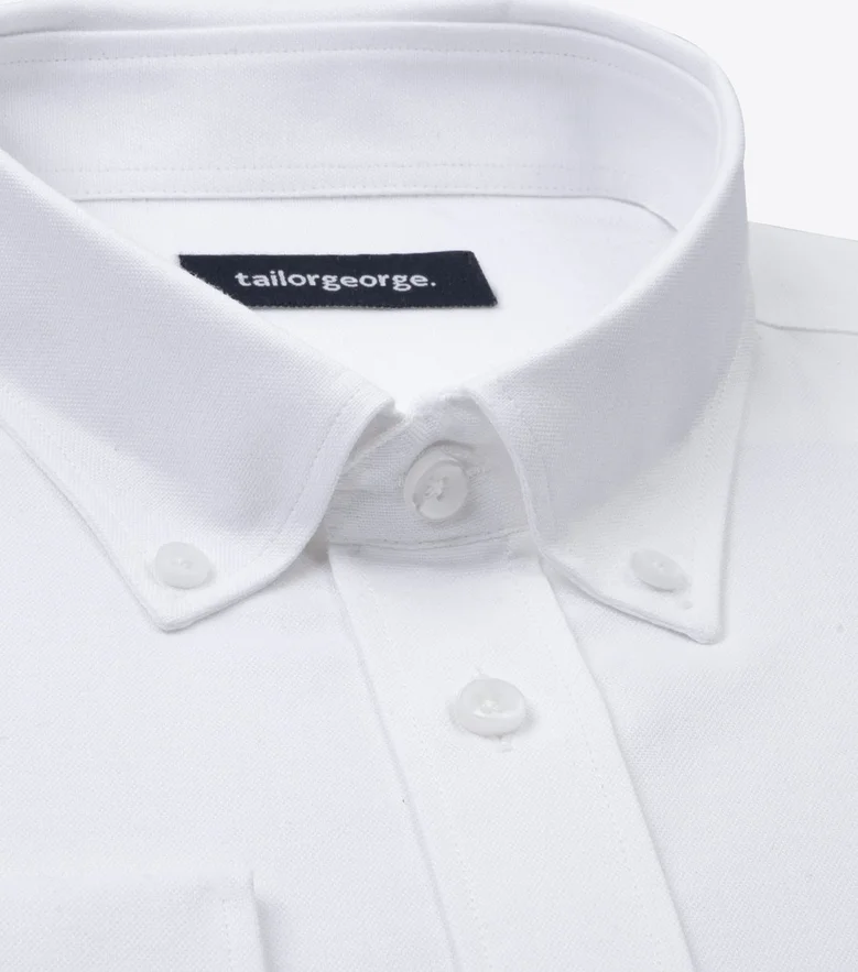 Camicia bianca in popeline facile da stirare