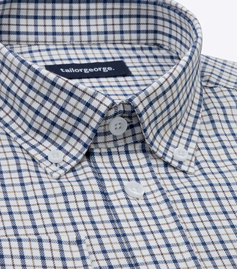 Camicia bianca in popeline facile da stirare
