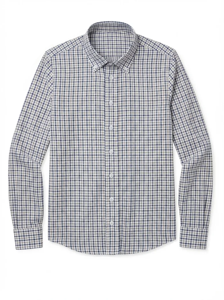 Camicia bianca in popeline facile da stirare