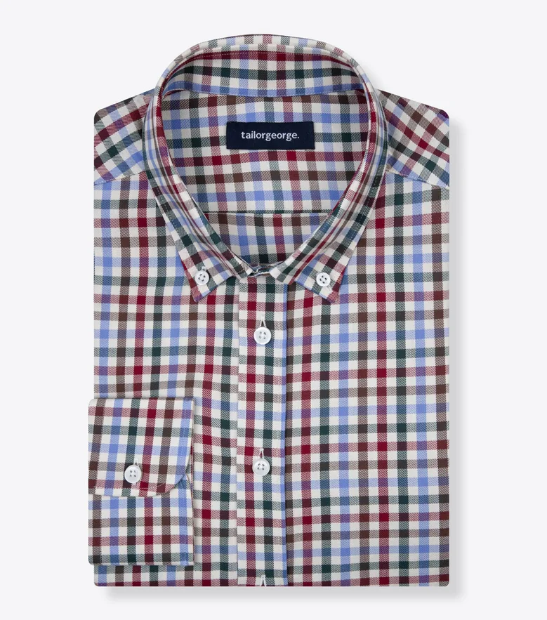 Camicia bianca in popeline facile da stirare