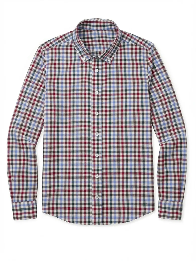 Camicia bianca in popeline facile da stirare