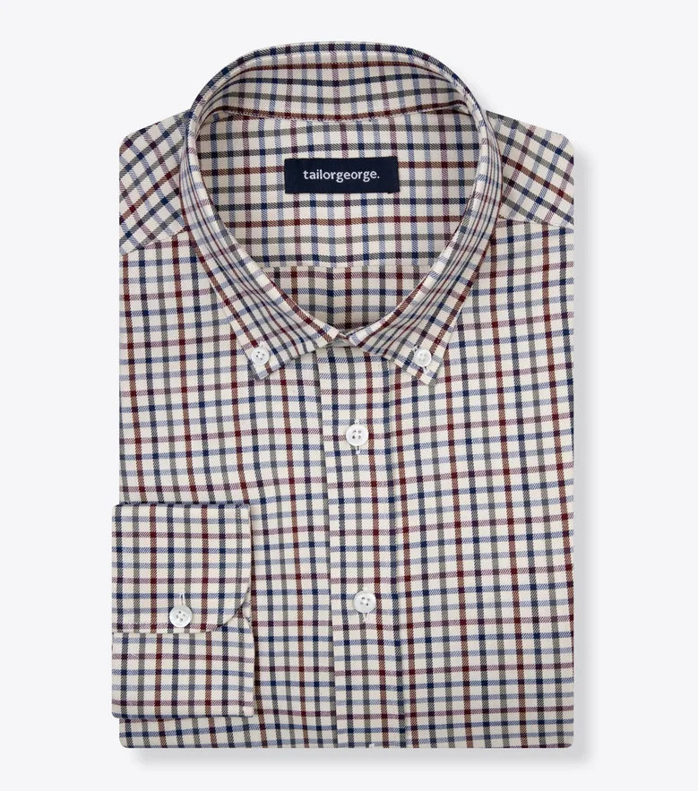 Camicia bianca in popeline facile da stirare