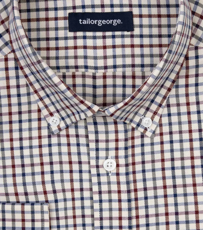 Camicia bianca in popeline facile da stirare
