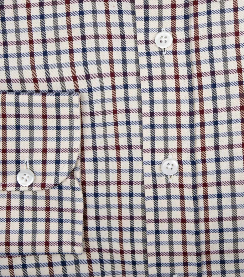 Camicia bianca in popeline facile da stirare