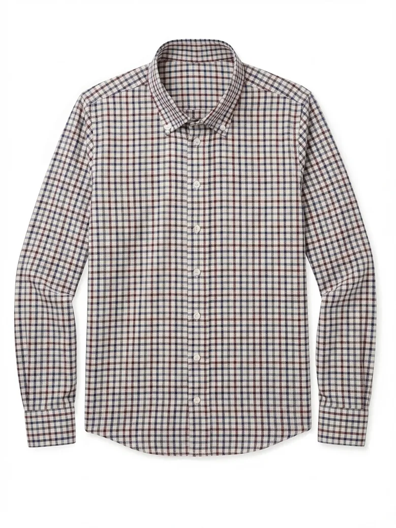 Camicia bianca in popeline facile da stirare