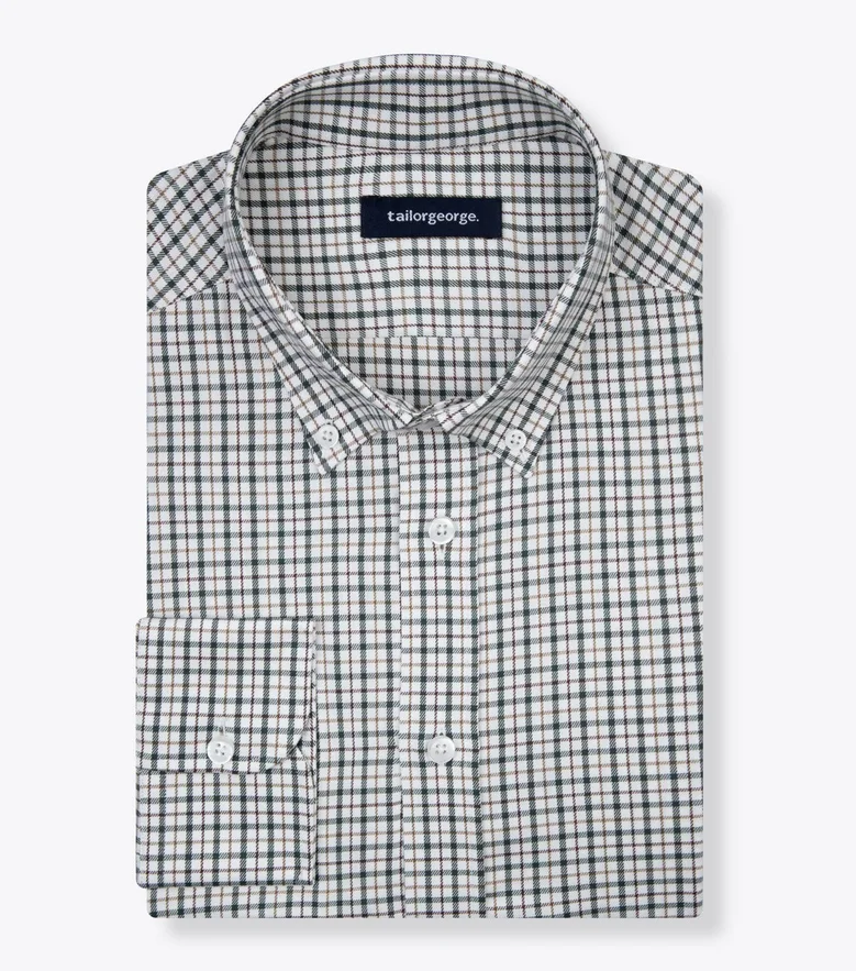 Camicia bianca in popeline facile da stirare