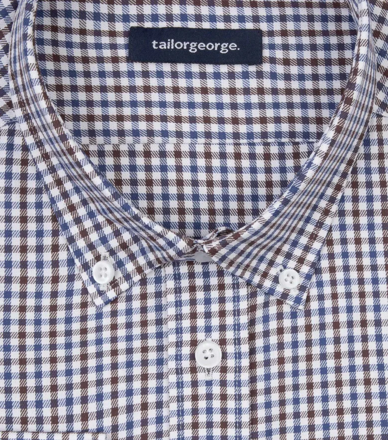 Camicia bianca in popeline facile da stirare