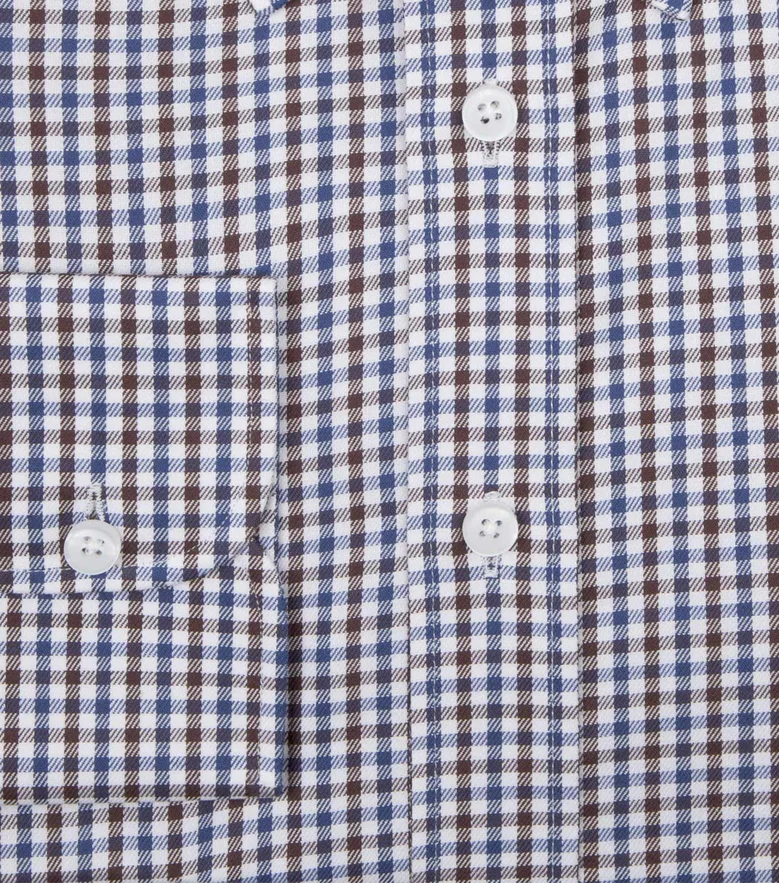 Camicia bianca in popeline facile da stirare