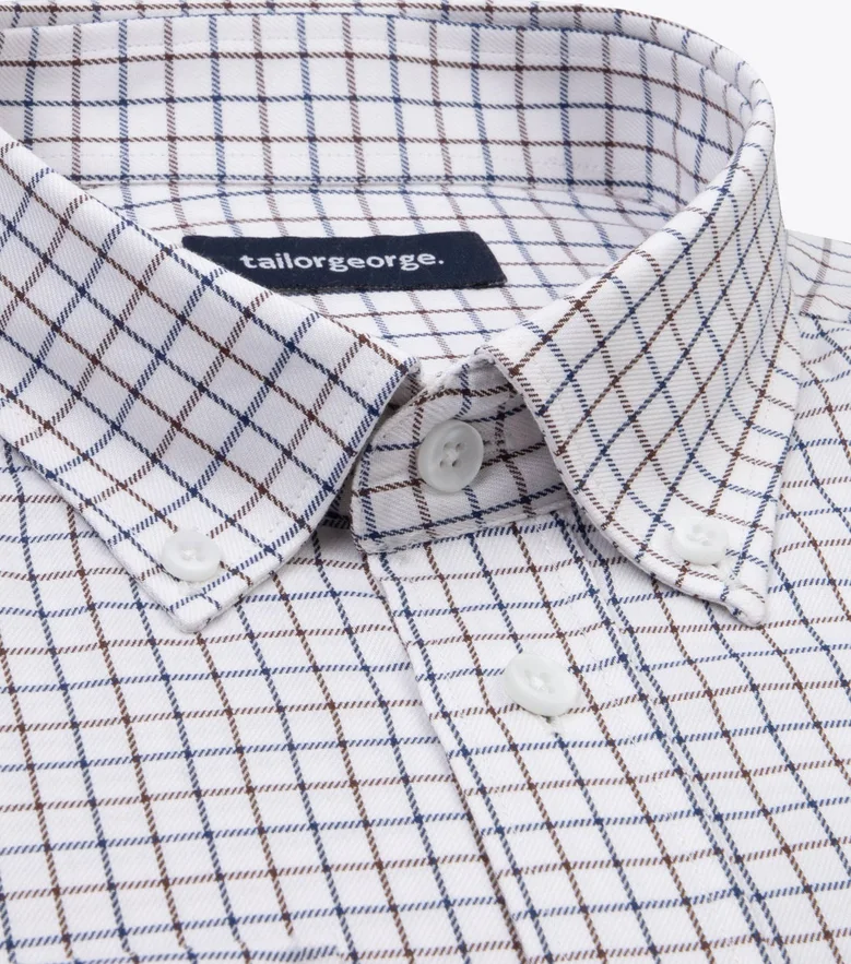 Camicia bianca in popeline facile da stirare
