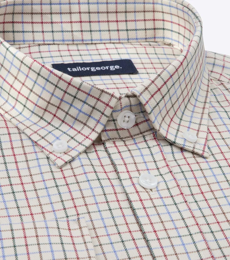Camicia bianca in popeline facile da stirare