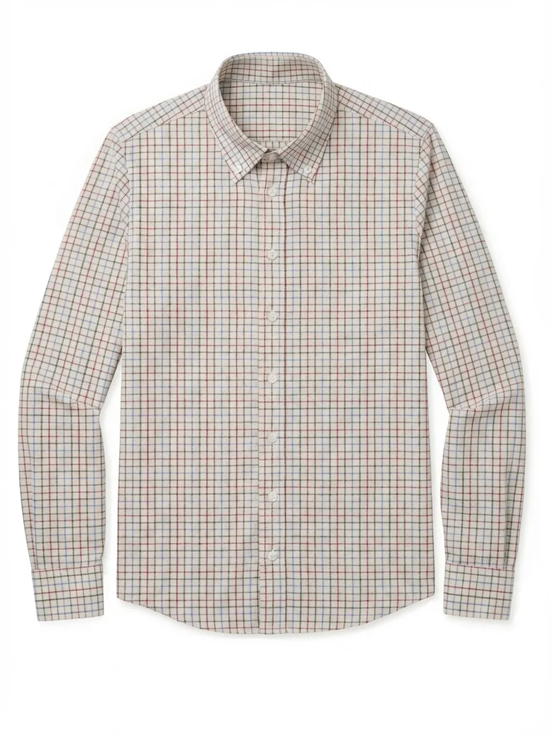 Camicia bianca in popeline facile da stirare