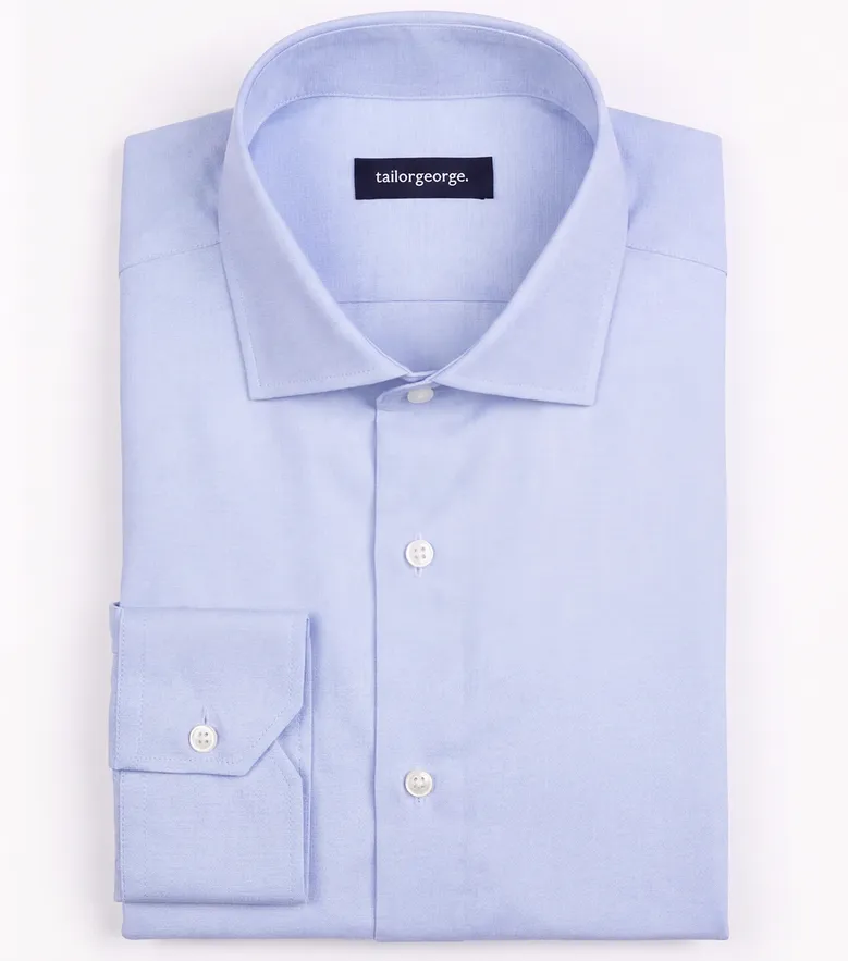 Camicia bianca in popeline facile da stirare