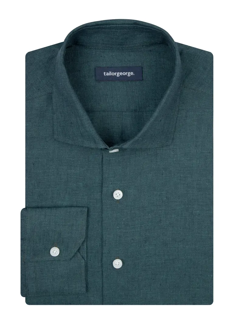 Camicia bianca in popeline facile da stirare