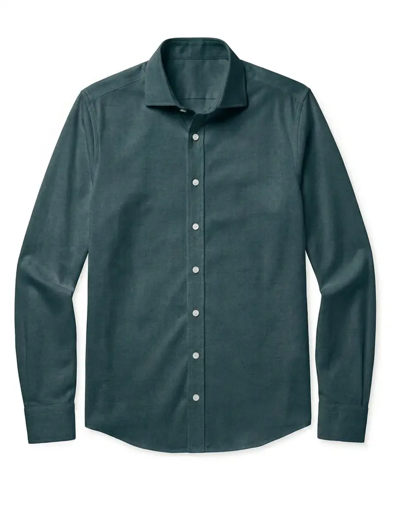 Camicia bianca in popeline facile da stirare