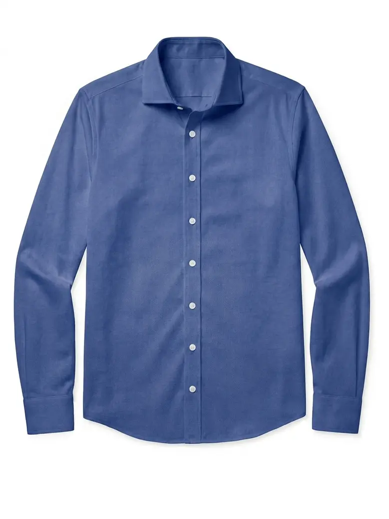 Camicia bianca in popeline facile da stirare