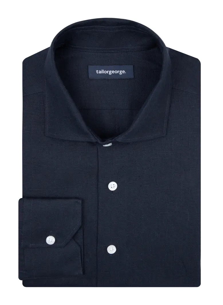 Camicia bianca in popeline facile da stirare