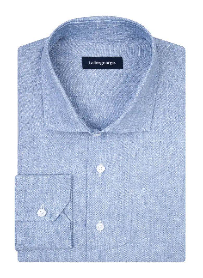 Camicia bianca in popeline facile da stirare