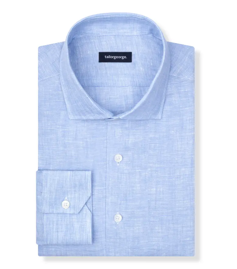 Camicia bianca in popeline facile da stirare