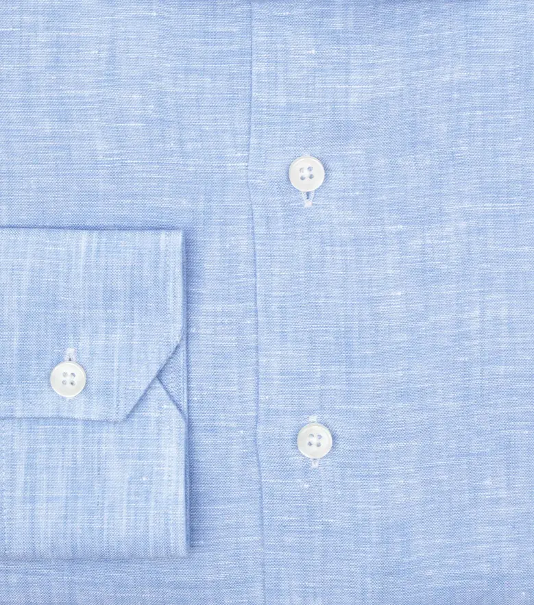 Camicia bianca in popeline facile da stirare
