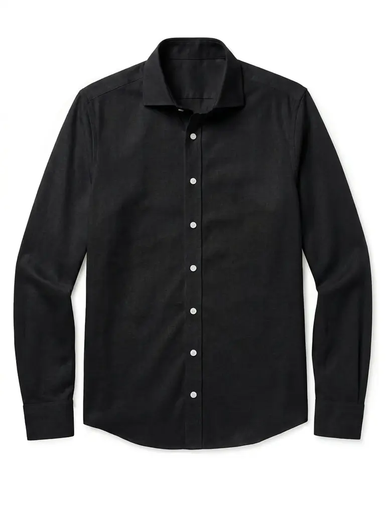 Camicia bianca in popeline facile da stirare