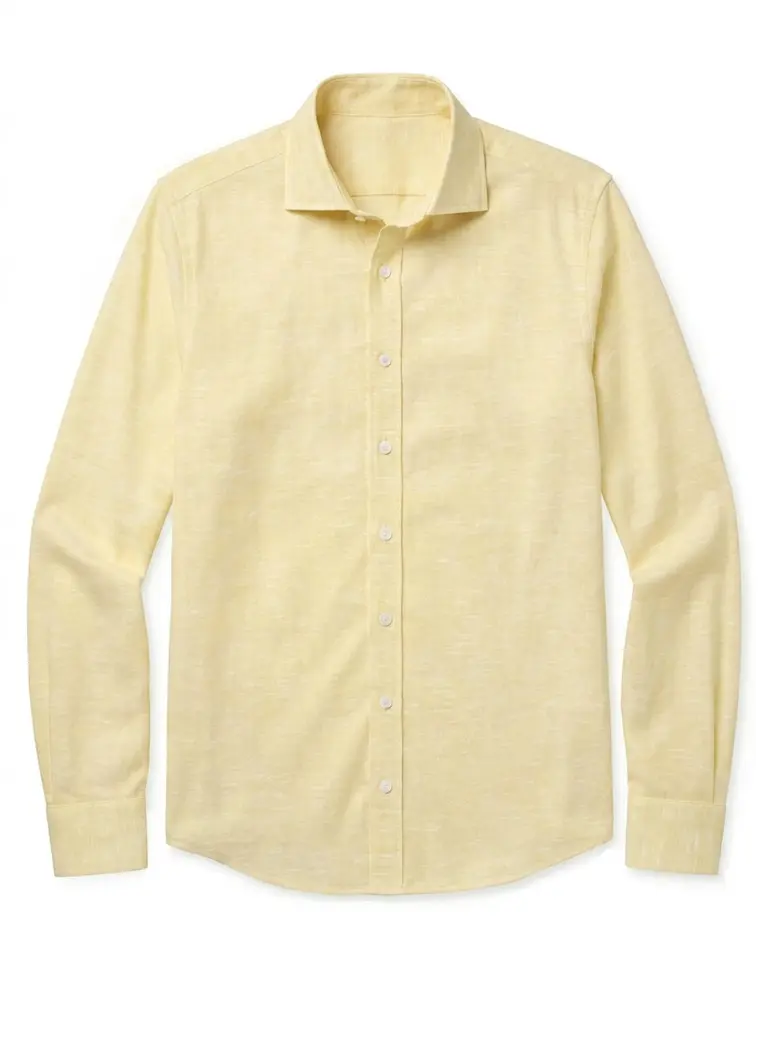 Camicia bianca in popeline facile da stirare