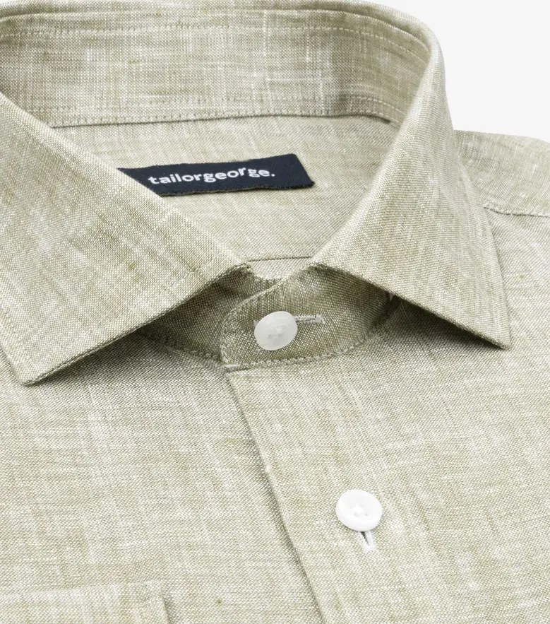 Camicia bianca in popeline facile da stirare