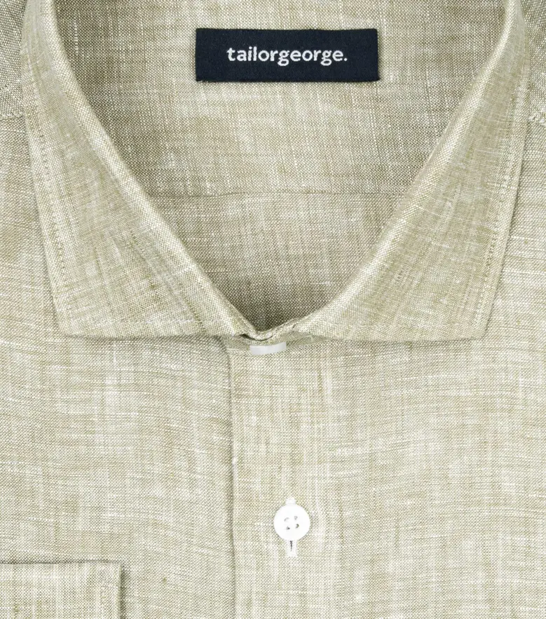 Camicia bianca in popeline facile da stirare