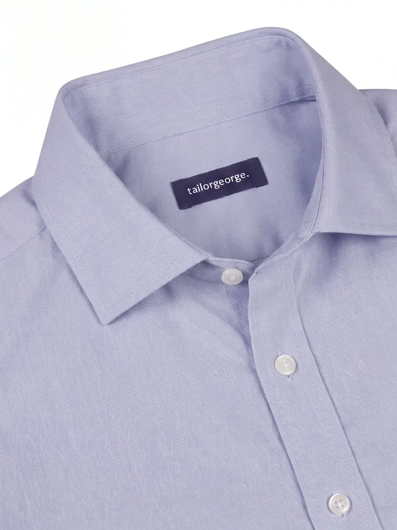 Camicia bianca in popeline facile da stirare