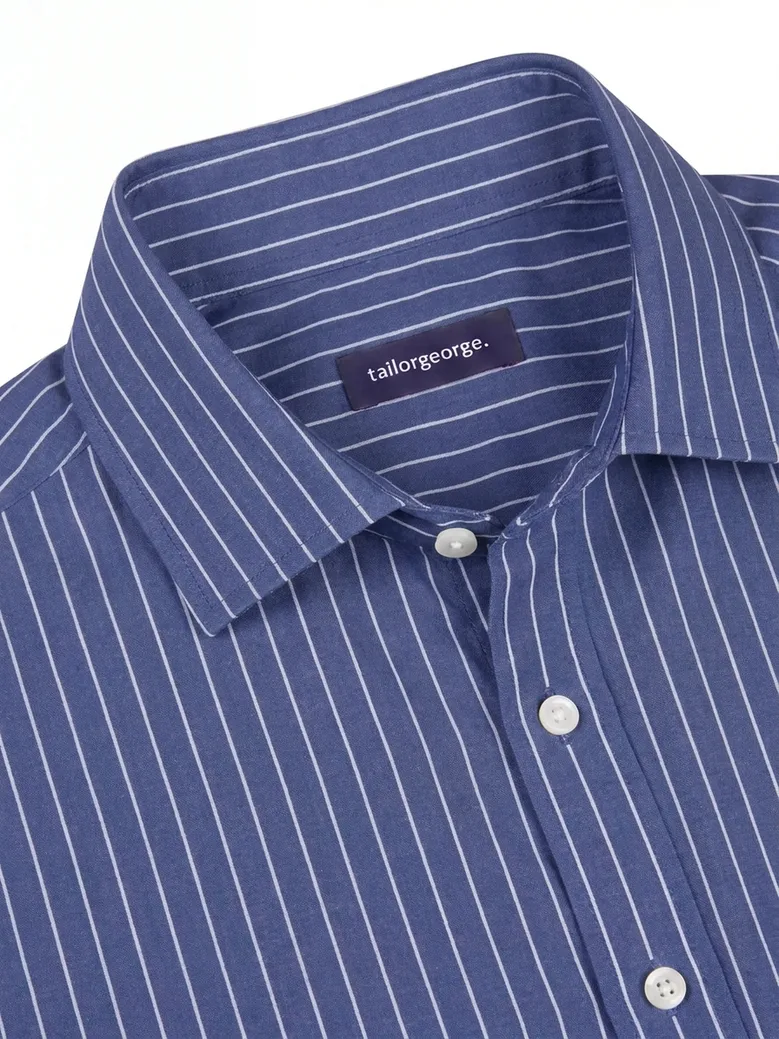 Camicia bianca in popeline facile da stirare