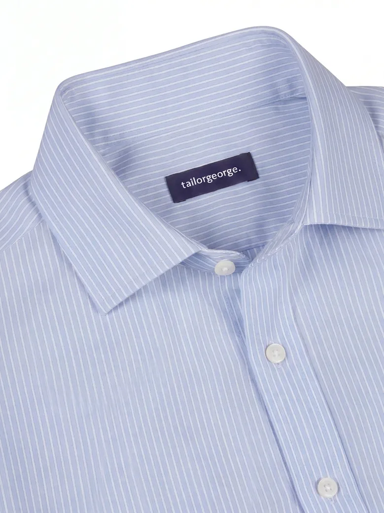 Camicia bianca in popeline facile da stirare