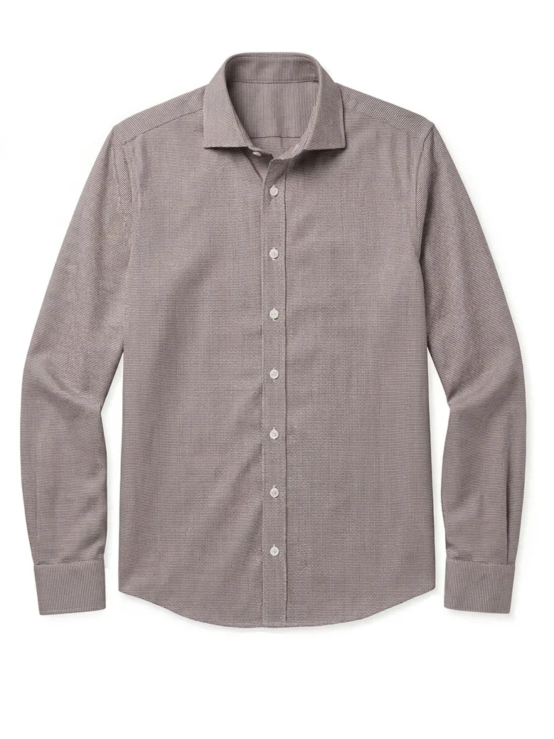 Camicia bianca in popeline facile da stirare