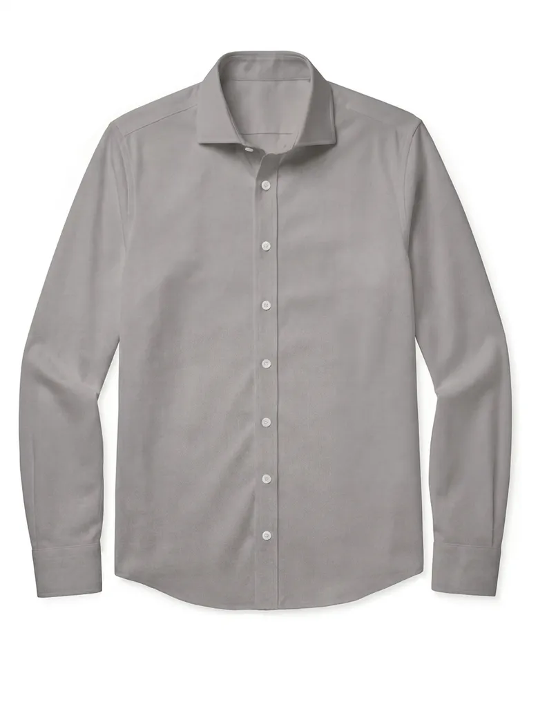 Camicia bianca in popeline facile da stirare
