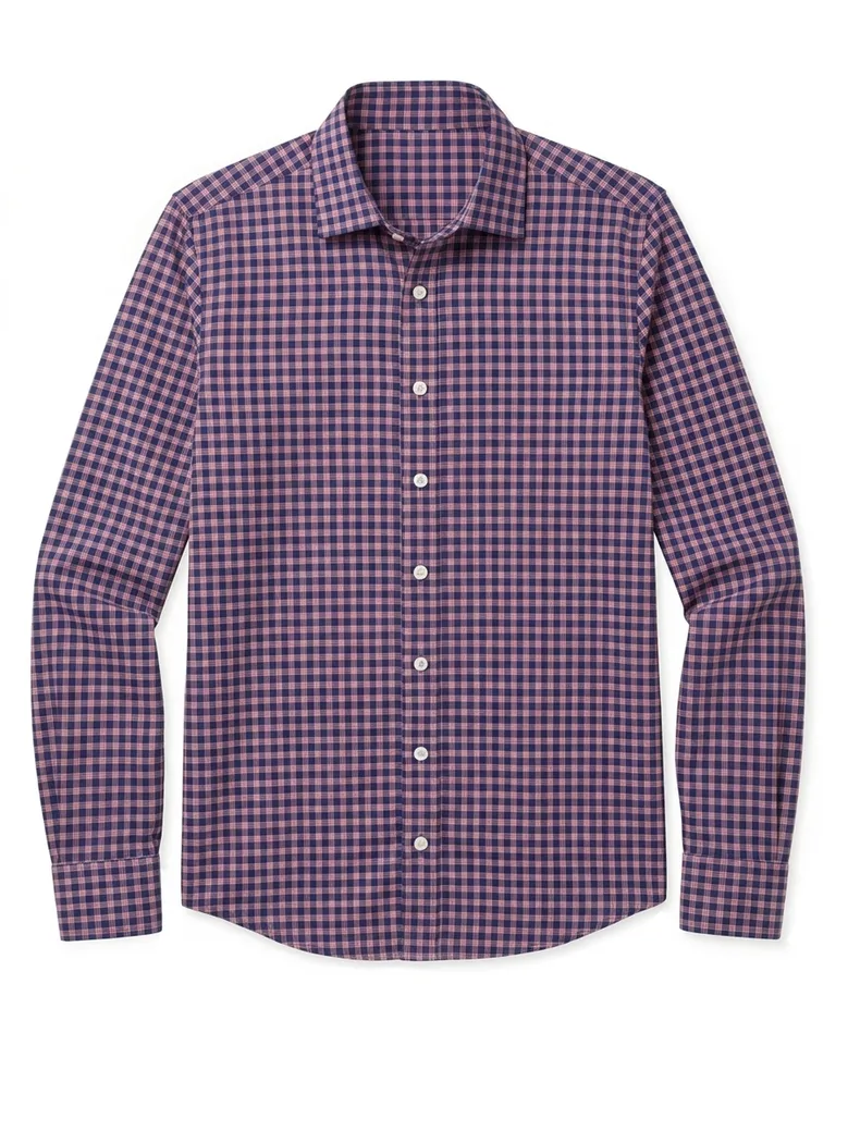 Camicia bianca in popeline facile da stirare