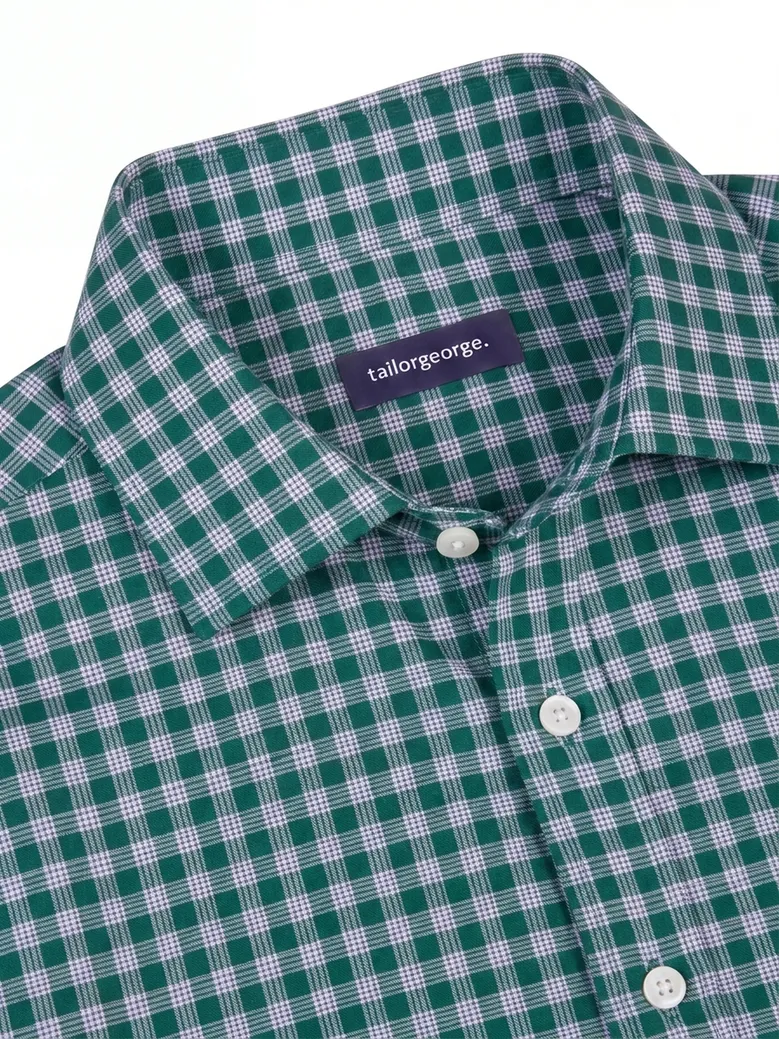 Camicia bianca in popeline facile da stirare