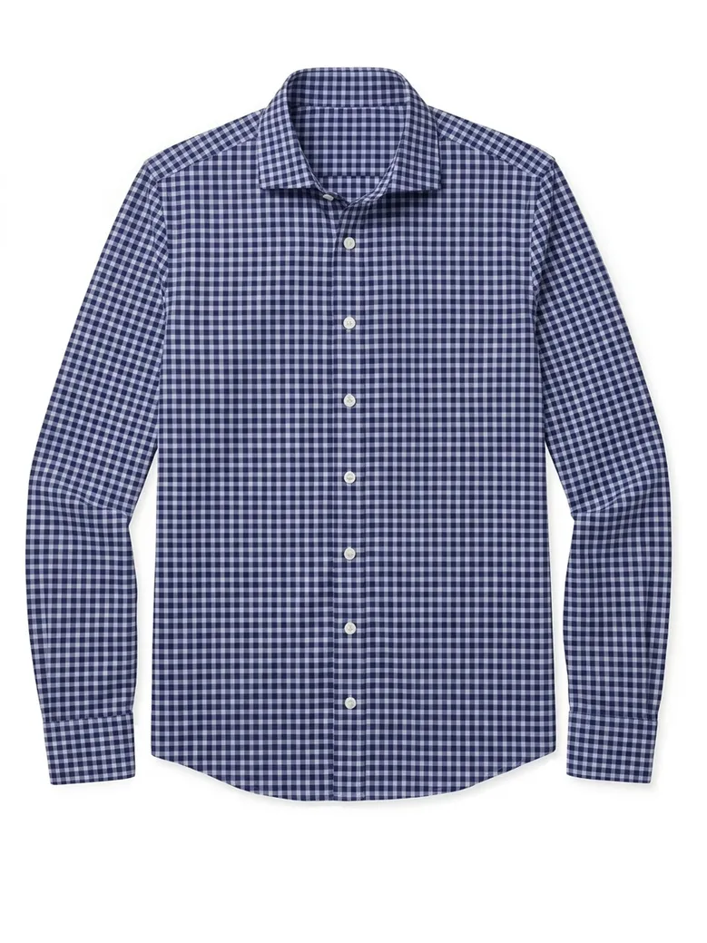 Camicia bianca in popeline facile da stirare