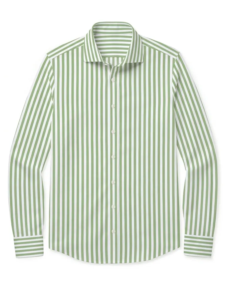 Camicia bianca in popeline facile da stirare