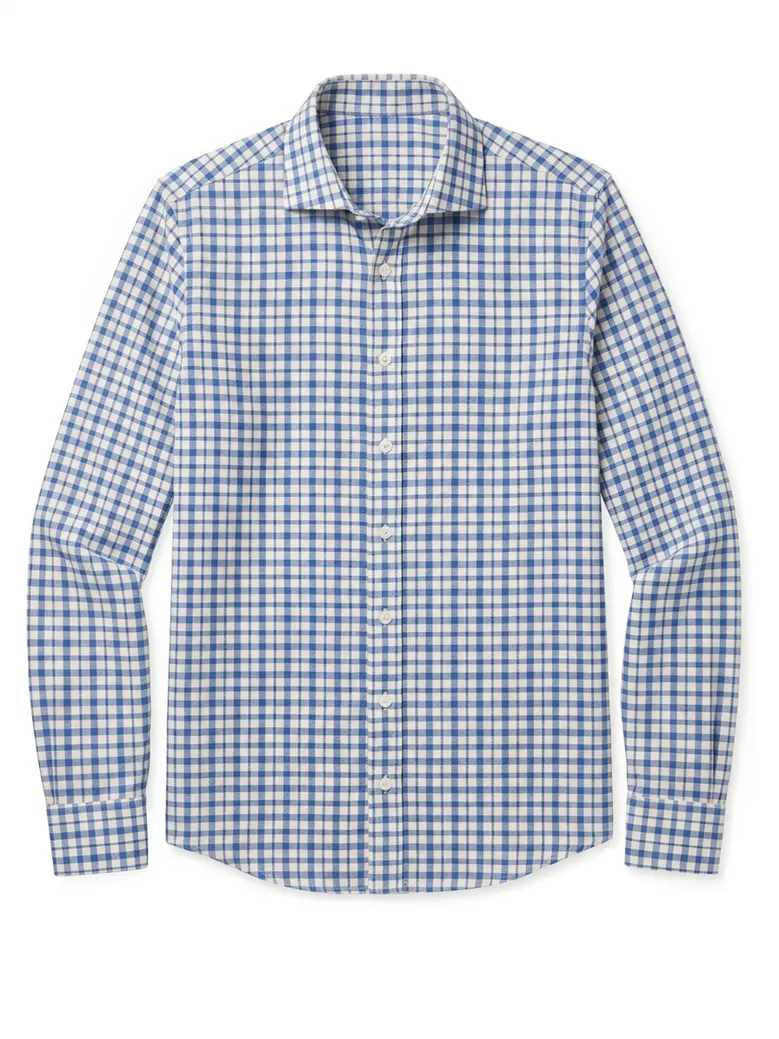 Camicia bianca in popeline facile da stirare
