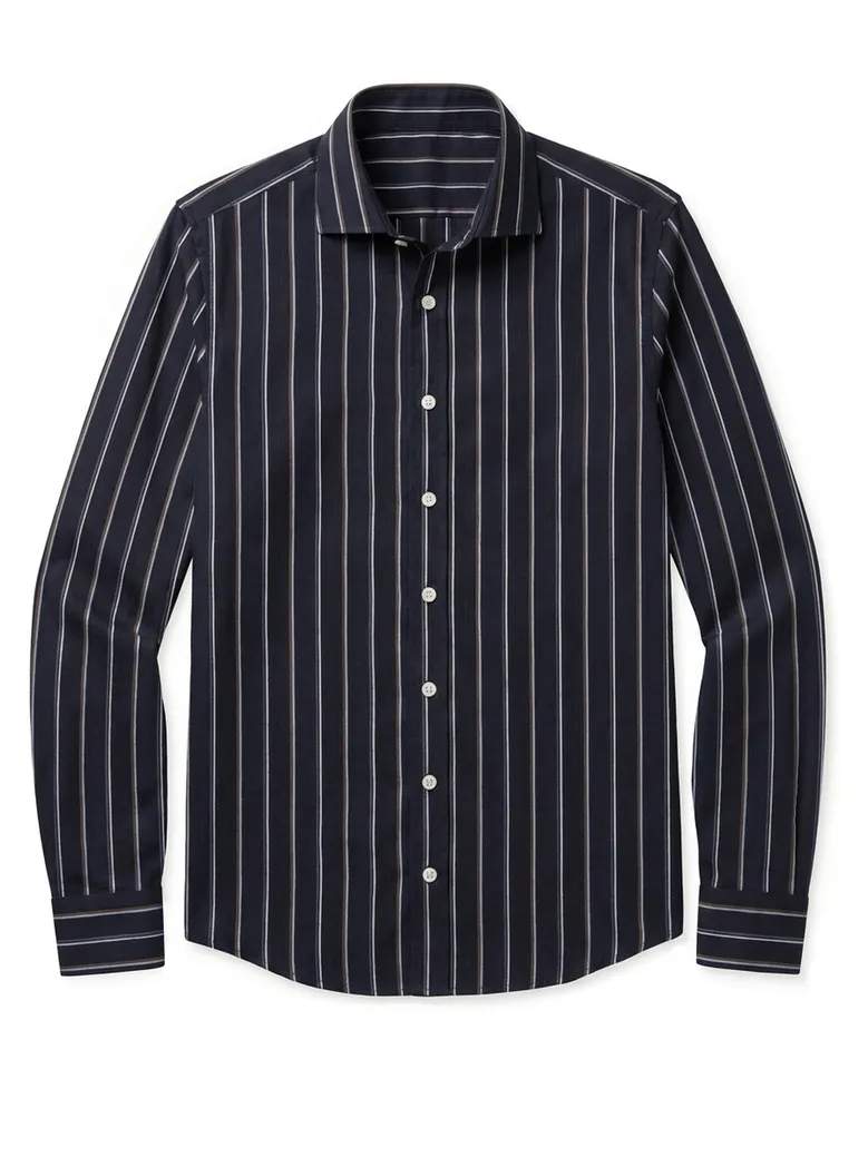 Camicia bianca in popeline facile da stirare